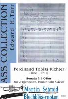 Sonata à 7 C-Dur (2 Trompeten.Pauken.Klavier) (Edward Tarr Collection) 