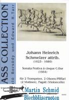 Sonata Festiva à cinque C-Dur (2Trompeten.2Oboen/Piffari/Violinen.Fagott/Violoncello.Bc.) (Edward Tarr Collection) 