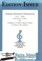 Ciaccona à 3 Chori (Trp.2Fl.Fag.Vl.2Va.Vlc.Bc) 