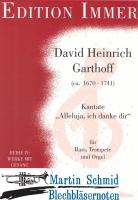 Kantate "Alleluja, ich danke dir" (Bass.Trompete.Orgel) 