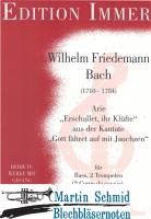 Aria "Erschallet, ihr Klüfte" für Bass, 2 Trompeten/Corno da caccia, Pauken und Bc. 