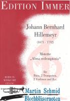 Motette "Alma redemptoris" für Bass, 2 Trompeten, 2 Violinen und Bc 