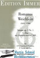 Sonata op.1 Nr.1 C-Dur (2Trompeten.2Violinen.2Violen.Bc) 