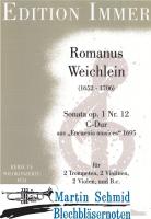 Sonata op.1 Nr.12 C-Dur (2Trompeten.2Violinen.2Violen.Bc) 