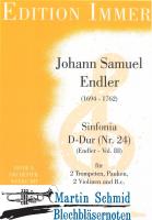 Sinfonia D-Dur (Nr.24) (Endler-Vol.III) 