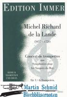 Concert de Trompettes aus "Symphonies pour les Soupers du Roy" (1-6 Trompeten.Pk.Orgel) 