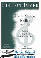 Sinfonia D-Dur Nr.6 (Endler - Vol.Iva) (2 Trompeten.Pauken.Klavier/Orgel) 