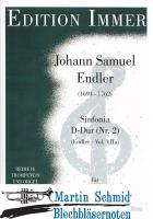 Sinfonia D-Dur (Nr.2) (3 Trompeten.Pauken.2 Hörner ad lib.Klavier) 