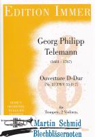 Ouverture D-Dur Nr.2 (TWV 55:D7) (Trompete.2Violinen.Viola.Bc) 