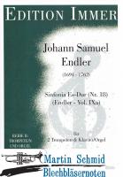 Sinfonia Es-Dur (Nr.18)(Endler - Vol.IXa)(2Trompeten.Klavier/Orgel) 