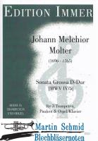 Sonata Grossa D-Dur für 3 Trompeten, Pauken & Orgel/Klavier 