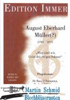 "Hier sind wir, Geist des ewgen Sohnes" - Pfingstkantate für Bass, 2 Trompeten, Pauken, 2 Violinen, Viola & Bc 