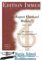 "Hier sind wir, Geist des ewgen Sohnes" - Pfingstkantate für Bass, 2 Trompeten, Pauken und Klavier/Orgel 