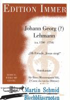 Oh Freude, Jesu siegt - Osterkantate für Bass/Alt, 2 Corni da caccia und Orgel 