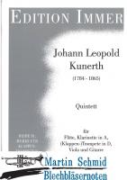 Quintett (Flöte, Klarinette in A, (Klappen-)Trompete in D,Viola und Gitarre) (Immer Klappentrompete) 