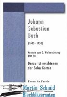 Darzu ist erschienen der Sohn Gottes (2 Corni in Bb) 