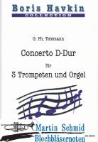 Concerto D-Dur (Original für Trompete + 2 Oboen)(Klavier/Orgel) 