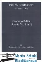 Concert B-Dur (Sonate No.1 in F)(Trompete.Streicher.Bc.) 