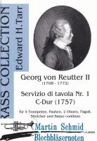 Servizio da tavola Nr.1 (4 Trompeten.Pauken.2Oboen.Fagott.Streicher.Bc) (Edward Tarr Collection) 