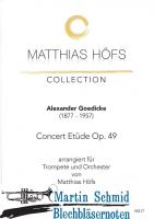 Konzert-Etüde op.49 (Orchester) (Matthias Höfs Collection) 