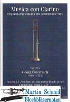 Motette à 6 "Ach Herr, wie sind meiner Feinde so viel" (Tenor/Sopran.Trompete.2Violinen.Fagott.Bc) 