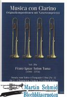 Sonata cum Tubis et Tympanis C-Dur (Nr.1)(2-4 Trompeten.Pauke.2Violinen.Bc) 