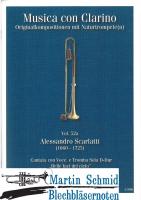 Cantata con Voce, e Tromba Sola D-Dur "Belle faci del cielo" (Alt/Bass.Trompete.2Violinen.Bc) 