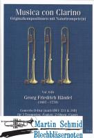 Concerto D-Dur (nach HWV 331 & 348)(3Trompeten.Pauken.2Oboen.Fagott.2Violinen.Viola.Bc) 