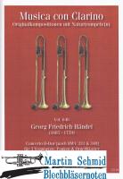 Concerto D-Dur (nach HWV 331 & 348)(3Trompeten.Pauken.Orgel/Klavier) 