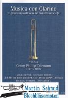 Cantata in Festo Paschatos (Ostern) "Ich bin der Erste un der Letzte" D-Dur für (Bass,Trompete,Oboe (ad lib.) 2 Violinen, Viola & B.c) 