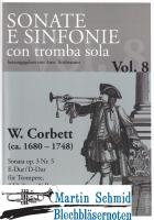 Sonata op.3 Nr.5 E-Dur/D-Dur (Trompete.2Violinen.Bc) (Sonate e sinfonie con tromba sola) 