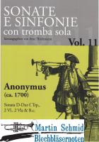 Sonata D-Dur (Trompete.2Violinen.2Violen.Bc) (Sonate e sinfonie con tromba sola) 