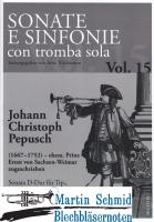 Sonata D-Dur (Trompete.2Violinen/Oboen.Bc) (Sonate e sinfonie con tromba sola) 