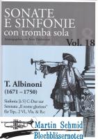 Sinfonia à 5 C-Dur zur Serenata "Il nome glorioso) (1724) (Trompete.2Violinen.Viola.Bc) (Sonate e sinfonie con tromba sola) 
