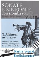 Sinfonia à 5 C-Dur zur Serenata "Il nome glorioso) (1724) (Trompete.Klavier/Orgel  