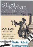 Sinfonia à 5 D-Dur zur Oper "Le gare generose" (Trp.Orgel/Klavier) (Sonate e sinfonie con tromba sola) 
