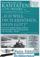 "Ich will Dich erhöhen, mein Gott" Concerto in temore adventus (Advent) Kantate für Bass.Trompete/Corno da Caccia.Klavier/Orgel - D-Dur (Vol... 