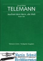 Kantate "Jauchzet dem Herrn alle Welt" (Bass.Trp in C.Str.Org) 