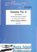 Sonata No. 4 e-moll 