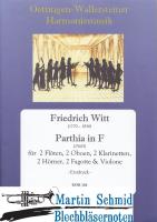 Parthia in F (2Fl.2Ob.2Klar.2Hr.2Fag.Violone) 