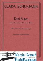 Drei Fugen über Themen von J.S.Bach (Ob.Klar.Hr.Fag) 