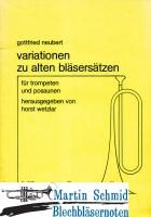 Variationen zu alten Bläsersätzen (4-6 stimmig) SpP 