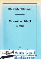 Sonate Nr.1 für Pos-Chor und Orgel (Partitur) 