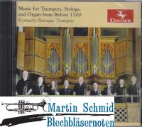 Music for Trumpets, Strings and organ from before 1700 