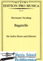 Bagatelle für tiefes Horn und Klavier 