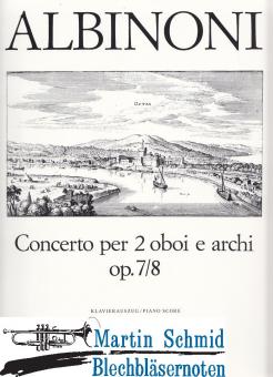 Concerto op.7/8 (original für 2 Oboen) 