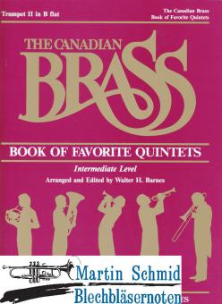 Canadian Brass Favorite Quintets (Trompete 2) 