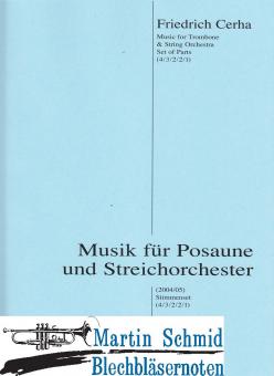 Musik für Posaune und Streichquartett (Stimmen) 