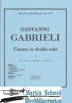 Canzon in Double Echo (404;422;413.Orgel) 