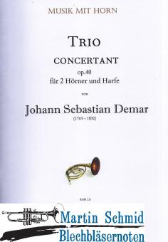 Trio op.40 (2Hr.Harfe) 